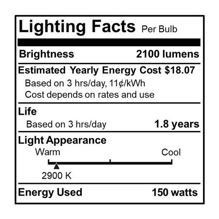 Bulbrite Mini 150w Equivalent T8 Medium Screw Base E26 in Frost Finish Dimmable 2900K Halogen Light Bulb, 5PK 861996